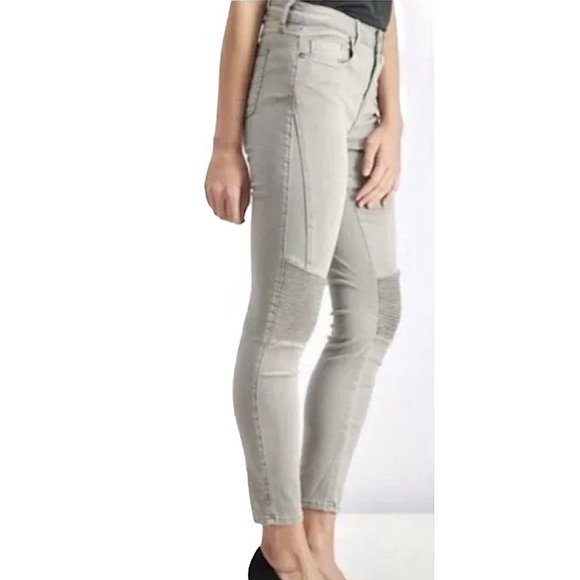PISTOLA Skinny Jeans Women’s Size 27 Grey Gorpcore Bodycon High Waisted - Picture 1 of 12
